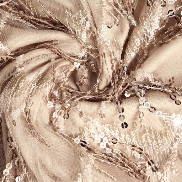 Luxe Sequin zip side Lined Party Evening Holiday Mini Skirt - Picture 5 of 5